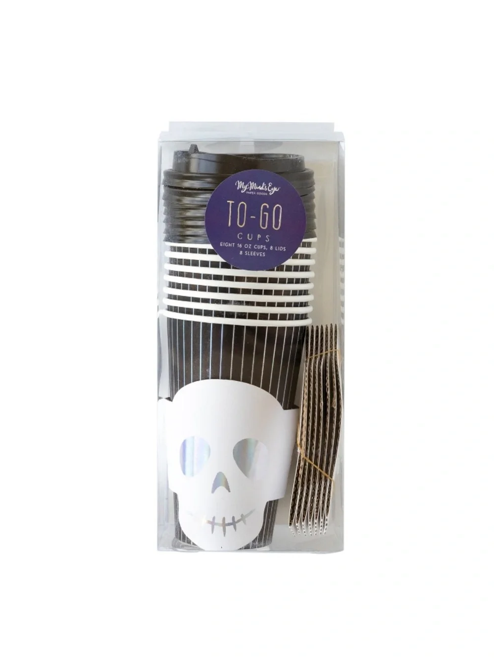 Skeleton Coffee Cups  16 oz